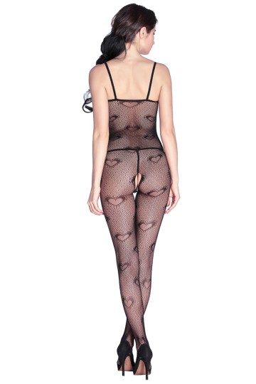 Srdíčkové erotické bodystocking Srdíčkové erotické bodystocking