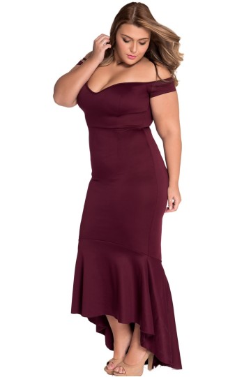 Večerní elegantní rudé společenské dlouhé šaty Večerní elegantní rudé společenské dlouhé šaty