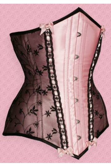 Módní růžový korzet do společnosti Módní růžový korzet do společnosti