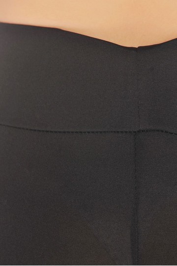 Levné stříbrné a černé dámské legíny