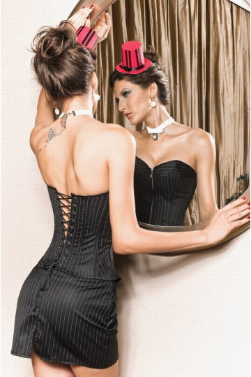 Společenský korzet s mini sukýnkou