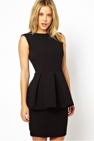 levné černé peplum šaty s holými zády a délkou na stehna levné černé peplum šaty s holými zády a délkou na stehna