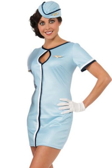 Levný sexy kostým letušky Levný sexy kostým letušky