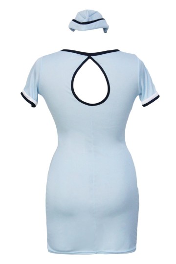 Levný sexy kostým letušky Levný sexy kostým letušky