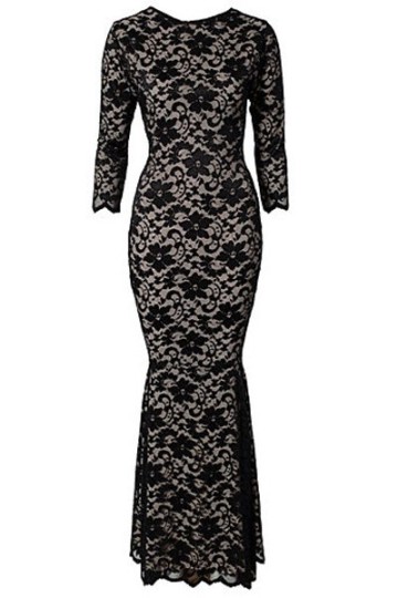 Dlouhé krajkové šaty