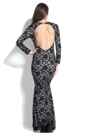 Dlouhé krajkové šaty