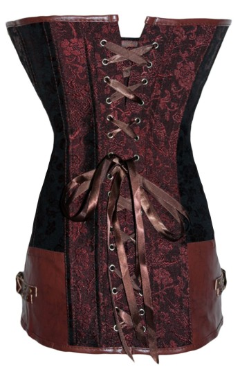 Levný steampunk korzet