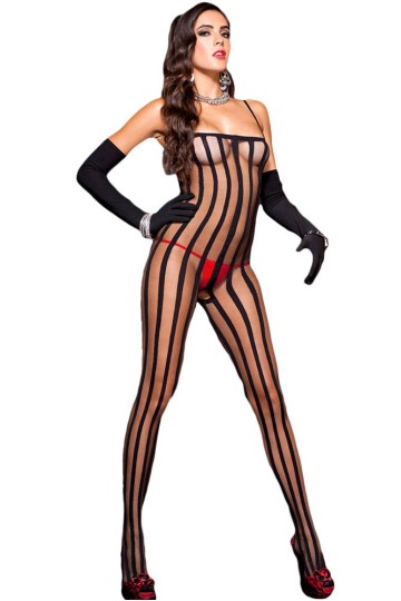 Bodystocking | Pruhované sexy