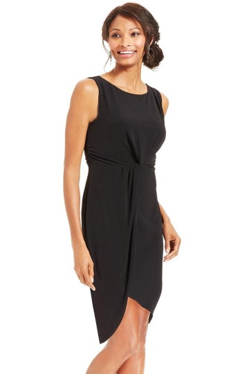 Levné černé pohodlné šaty