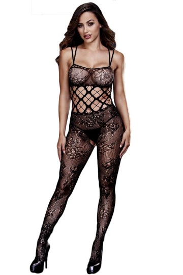 Levné síťované a krajkové bodystocking