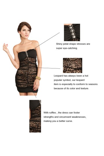 Černé sexy koktejlové šaty