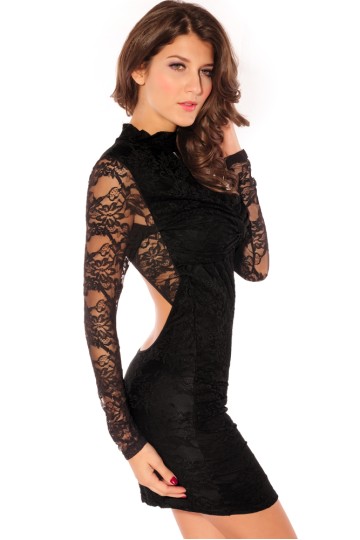 Černé krátké společenské šaty Černé krátké společenské šaty