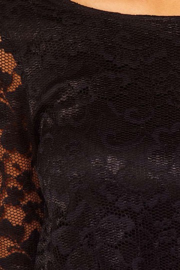 Černé krajkové midi šaty Černé krajkové midi šaty